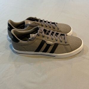 Adidas Daily 3.0 Gray Black Skateboarding Shoes/Sneakers Men's Size 12.5 - New